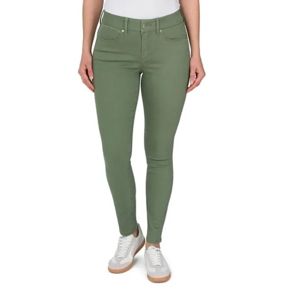 Seven7 Women's Tummyless High Rise Slimming Control Panel Skinny Jeans